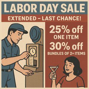 I'm Extending My Sale!! 25% Off 1 Item 30% 2+ Item Bundles!!